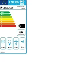 GLOBALO Hadario 80.2 White + FILTRY WĘGLOWE ASC 450 GRATIS