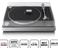 Gramofon LENCO L-455BK Czarny