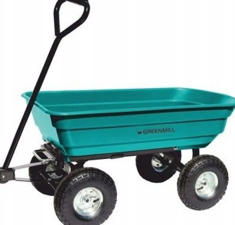 GREENMILL TACZKA -WÓZEK OGRODOWY WYWROTKA /4 KOŁA