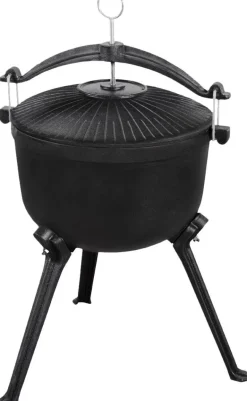 GRILL ŻELIWNY KOCIOŁEK MYŚLIWSKI MG429