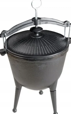 GRILL ŻELIWNY KOCIOŁEK MYŚLIWSKI MG629