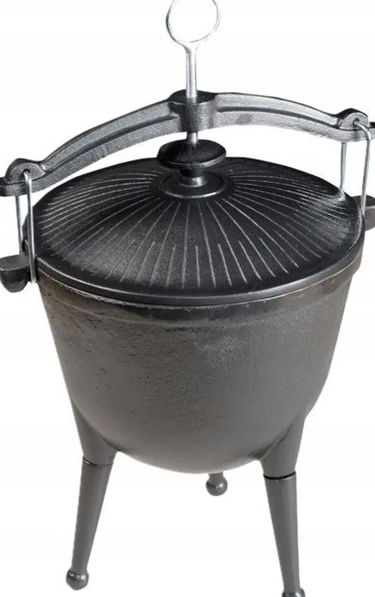 GRILL ŻELIWNY KOCIOŁEK MYŚLIWSKI MG629