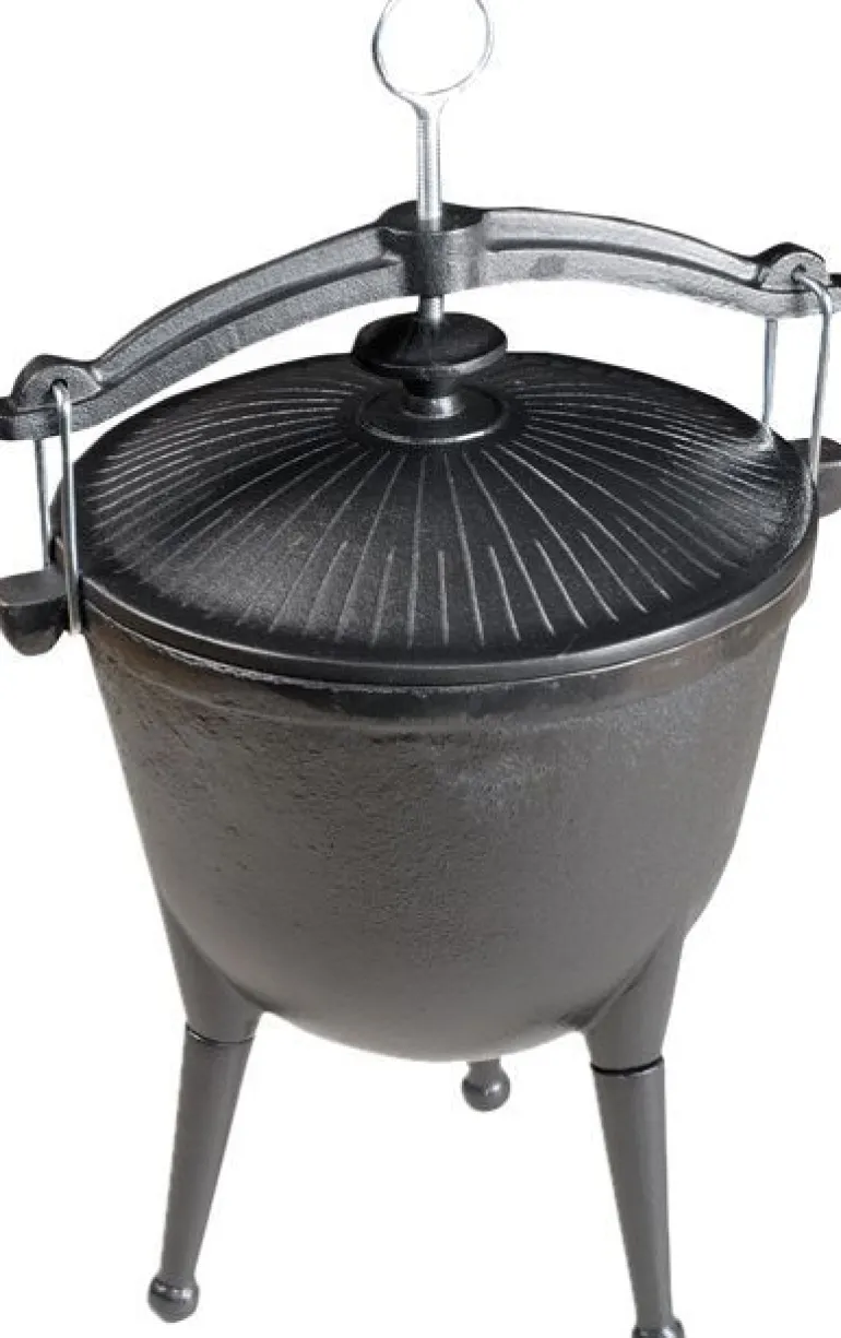 GRILL ŻELIWNY KOCIOŁEK MYŚLIWSKI MG629