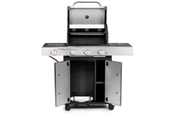 &&&Grill gazowy Alabama  3 PREMIUM INOX Activa żeliwny ruszt &&& gniazdo na butlę