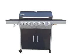 GRILL GAZOWY DEKRAFT ( NEVADA XXL 6+1 ) (12,6 +2,5 kW) ruszt żeliwny + pokrowiec
