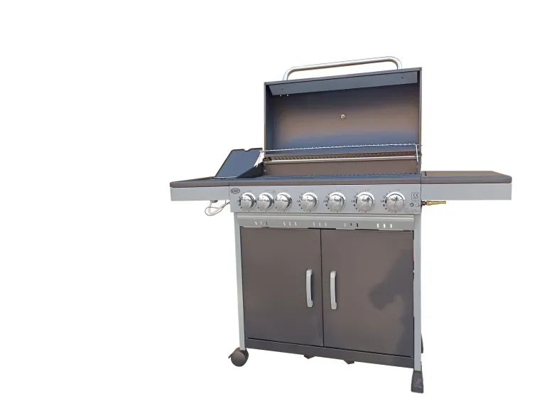 GRILL GAZOWY DEKRAFT ( NEVADA XXL 6+1 ) (12,6 +2,5 kW) ruszt żeliwny + pokrowiec