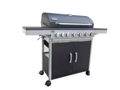 GRILL GAZOWY DEKRAFT ( NEVADA XXL 6+1 ) (12,6 +2,5 kW) - DE-G61 ruszt żeliwny + pokrowiec