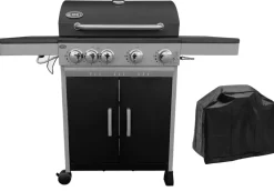 GRILL GAZOWY DEKRAFT (NEVADA) 4+1 (11,2+ 2,5 kW) - RUSZT ŻELIWNY+POKROWIEC