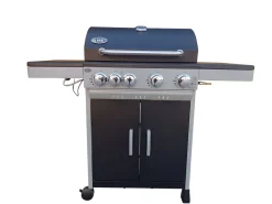 GRILL GAZOWY DEKRAFT (NEVADA) 4+1 (11,2+ 2,5 kW) - RUSZT ŻELIWNY+POKROWIEC