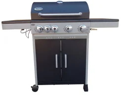 GRILL GAZOWY DEKRAFT (NEVADA) 4+1 (11,2+ 2,5 kW) - RUSZT ŻELIWNY+POKROWIEC