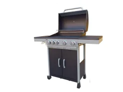 GRILL GAZOWY DEKRAFT (NEVADA) 4+1 (11,2+ 2,5 kW) - RUSZT ŻELIWNY+POKROWIEC