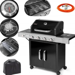 Grill Gazowy Quatro Xxl 4+1 12,0 + 3,2Kw 19744G