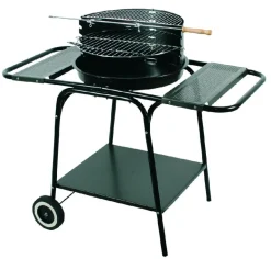 GRILL OKRĄGŁY RUCHOMY Z DWIEMA PÓŁKAMI MG906