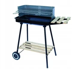 GRILL PROSTOKĄTNY Z BOCZNĄ PÓŁKĄ MG905