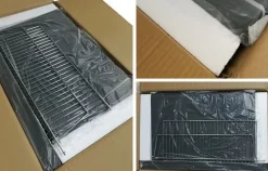 GRILL WĘGLOWY ANGULAR DEKRAFT Z POKROWCEM RUSZT ŻELIWNY