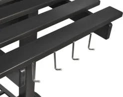 GRILL WĘGLOWY ANGULAR RUSZT ŻELIWNY + POKROWIEC