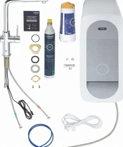 GROHE BLUE HOME ZESTAW START.OWY Z BATERIĄ FILTRUJĄCĄ WODĘ I JEDNOSTKĄ CHŁODZĄCĄ