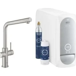 GROHE BLUE HOME ZESTAW START. Z BATERIĄ FILTRUJĄCĄ WODĘ I JEDNOSTK.CHŁODZĄCĄ.  31454DC1