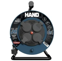 HAND PRZEDŁUŻACZ BĘBEN 25m 3x1,5mm 16A / 3680W / IP44