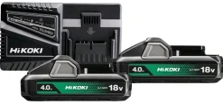 HIKOKI AKUMULATOR BSL1840M x2 4,0Ah +ŁADOWARKA UC18YFSL