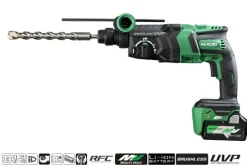 HIKOKI MŁOTOWIERTARKA 36V DH36DPEWRZ 3,2J 2x2,5Ah BL MULTIVOLT HITSYSTEM