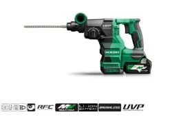 HIKOKI MŁOTOWIERTARKA 36V DH3628DAWRZ 3,2J 2x2,5Ah BL MULTIVOLT HITSYSTEM