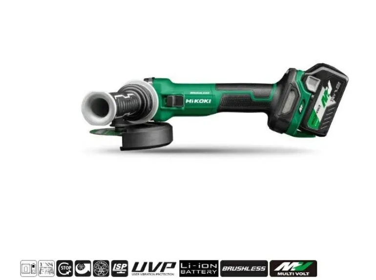 HIKOKI SZLIFIERKA KĄT. 36V G3613DEWQZ 125mm 2x2,5Ah BL MULTIVOLT HITSYSTEM