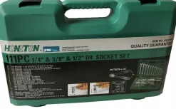 HONITON ZESTAW KLUCZY 111 ELEMENTÓW 1/4"-3/8"-1/2"