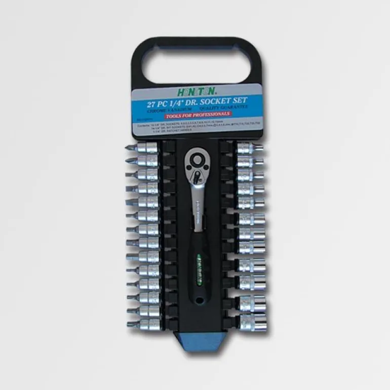 HONITON ZESTAW KLUCZY 27 ELEMENTÓW 1/4" 1127