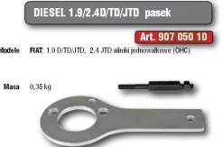 HP BLOKADA KOŁA PASOWEGO WAŁU KORBOWEGO 1.9 D/TD/JTD, 2.4 JTD