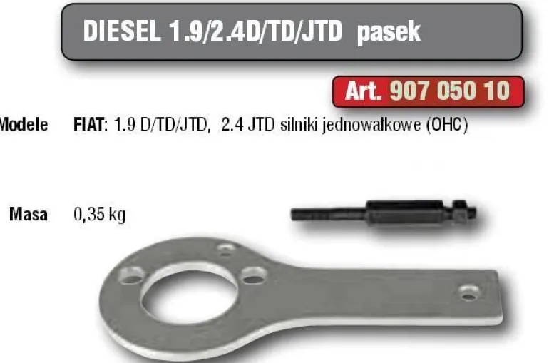 HP BLOKADA KOŁA PASOWEGO WAŁU KORBOWEGO 1.9 D/TD/JTD, 2.4 JTD