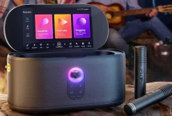 Ikarao Power audio Shell S1 Mikrofon Karaoke Czarny