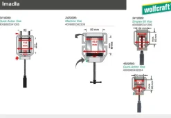 Imadło uniwersalne 100 x 100 mm Wolfcraft