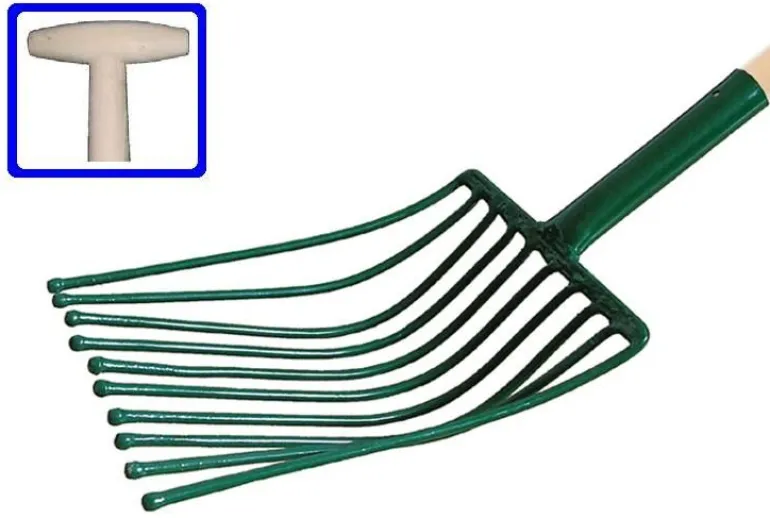 KARD WIDŁY DO ZIEMNIAKÓW 10-ZĘBÓW Z TRZONKIEM TYPU "T" 100cm