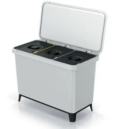 KEDEN KOSZ NA ŚMIECI SYSTEMA 3x10L - POPIELATY