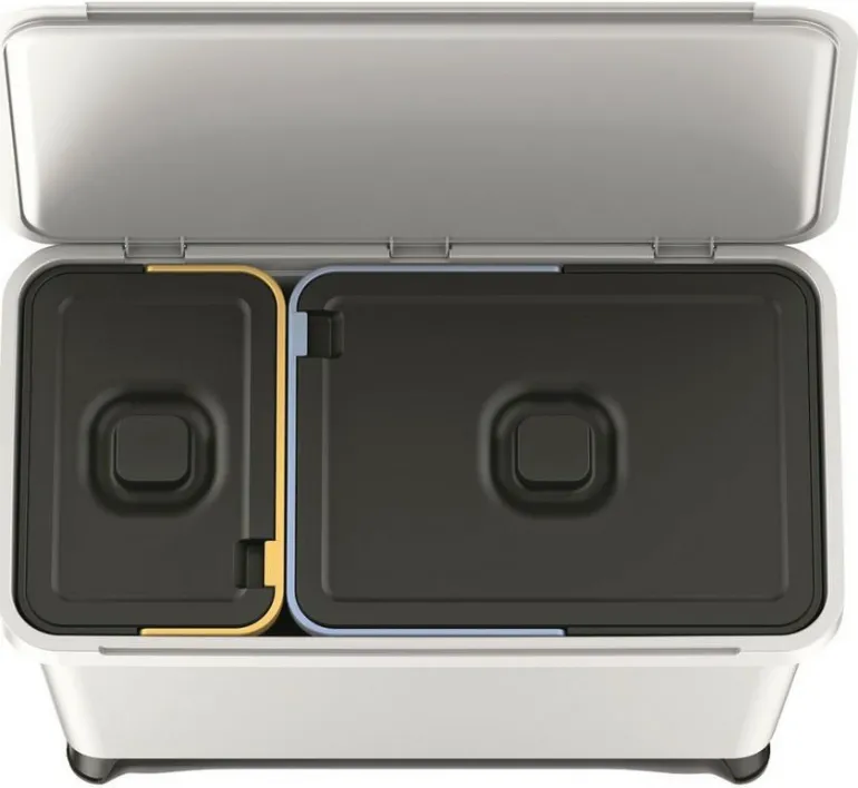 KEDEN KOSZ NA ŚMIECI SYSTEMA 23L + 10L - POPIELATY