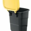 KEDEN KOSZ NA ŚMIECI WHEELER 110 L - ŻÓŁTY