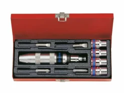 KING TONY WKRĘTAK UDAROWY + BITY 5/16" 8-14mm