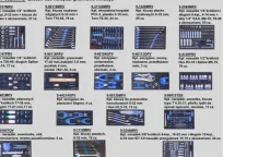 KING TONY WÓZEK WARSZTATOWY 8 SZUFLAD 320 SZARY