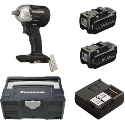 Klucz udarowy 18V Panasonic EY75A8 1/2 cal + Systainer + 2x 5.0Ah + ładowarka