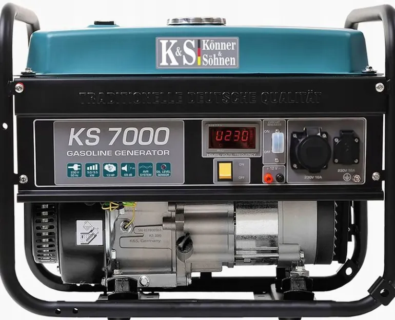 KÖNNER & SÖHNEN GENERATOR PRĄDOTWÓRCZY BENZYNOWY 5,0kW 230V KS 7000