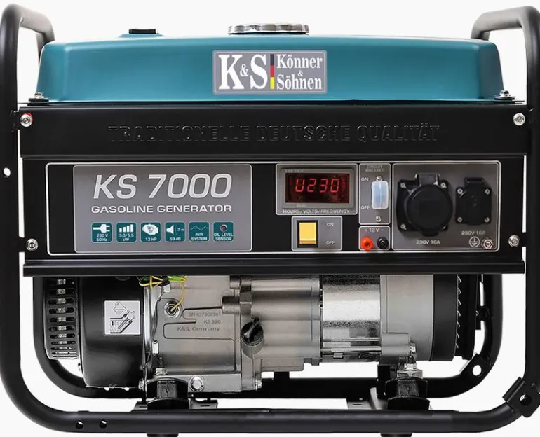 KÖNNER & SÖHNEN GENERATOR PRĄDOTWÓRCZY BENZYNOWY 5,0kW 230V KS 7000