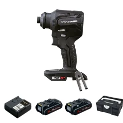 Kompaktowa i lekka wiertarko-wkrętarka 18V Panasonic EY1DD2N18A2B32 w systainerze, 2 x 18V/3,0 Ah i ładowarka