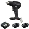 Kompaktowa i lekka wiertarko-wkrętarka 18 V Panasonic EY1DD1J18D, w zestawie ładowarka + 2 x aku 18 V / 5,0 Ah