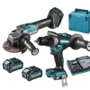 MAKITA ZESTAW COMBO 40Vmax XGT (GA005G+DF001G) 2x4,0Ah MAKPAC DK0124G201