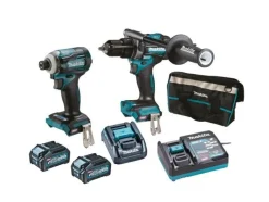 MAKITA ZESTAW COMBO 40Vmax XGT (TD001G+HP001G) 2x4,0Ah +ADP010 +TORBA