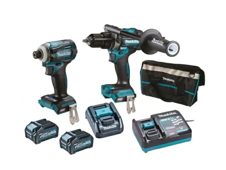 MAKITA ZESTAW COMBO 40Vmax XGT (TD001G+HP001G) 2x4,0Ah +ADP010 +TORBA
