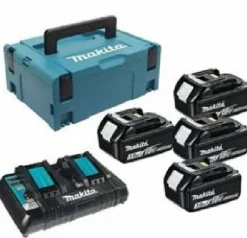 MAKITA.ZESTAW ZASILAJĄCY 18V (BL1830Bx4+DC18RD) MAKPAC