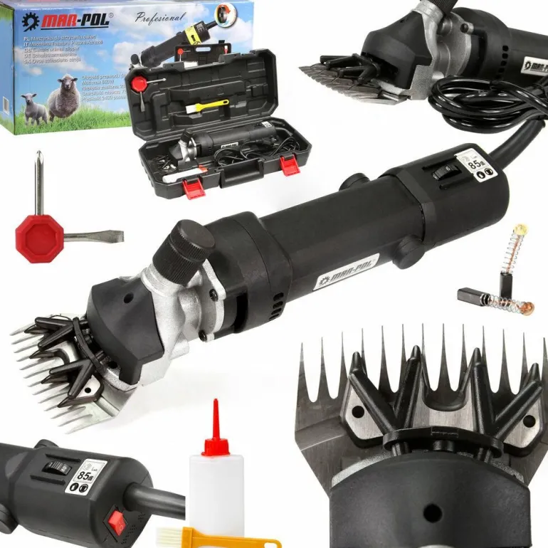 MAR-POL MASZYNKA DO STRZYŻENIA OWIEC 230V/320W Z REGULACJĄ