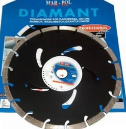 MAR-POL TARCZA DIAM.350x25,4x10 SEG.CZARNA/MP